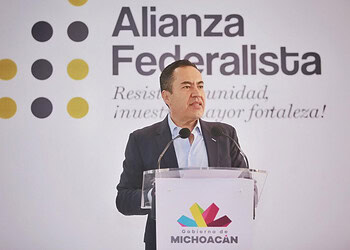 Respaldo de Alianza Federalista en Michoacán en evento político en México.