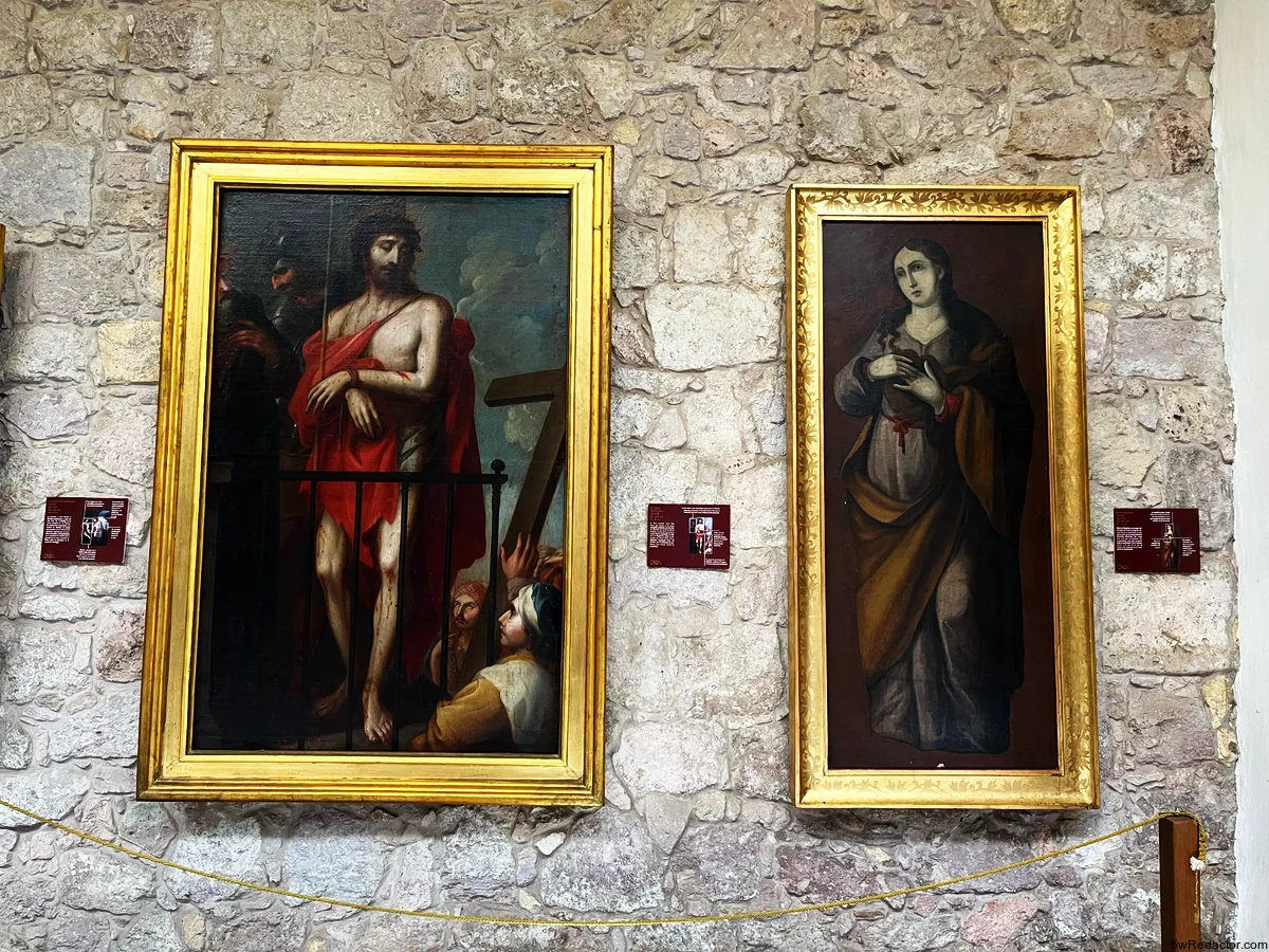 Obra religiosa que refleja el amor divino en el Museo de Arte Colonial.