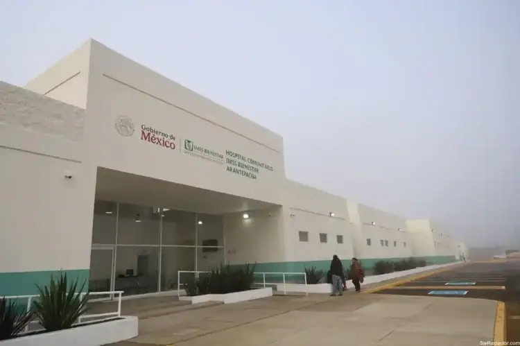 Servicios de Salud en México, hospital comunitario IMSS Bienestar en Arantepacua.