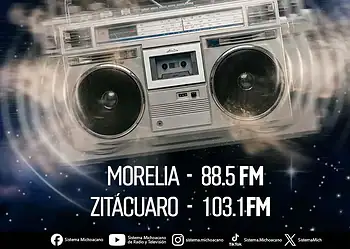 1. Radio y televisión del sistema michoacano transmitiendo en frecuencias 88.5 FM y 103.1 FM.