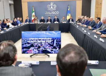 Impulso económico en Jalisco tras hechos del 22 de febrero, reunión de la Mesa de Impulso Económico.