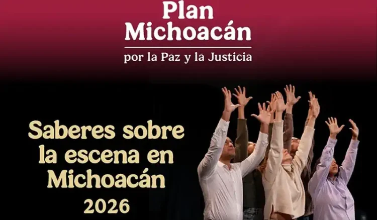 Arte de artistas michoacanos participando en taller escénico por $10 mil.