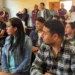 Estudiantes en aula del nuevo campus del Tec en Santa Clara del Cobre, promoviendo la educación supe.