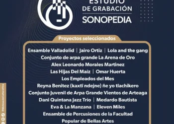 Estudio de grabación Sonopedia impulsando proyectos musicales en Sonopedia 2026.