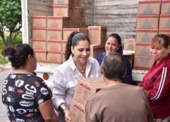 Amplia distribución de cajas de ayuda alimentaria en Zamora.