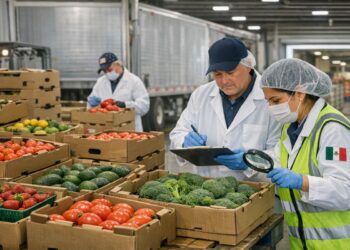 inspección sanitaria de alimentos para exportación México EUA
