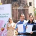 Abejas en Jardín Polinizador de Zamora, Michoacán, durante la inauguración oficial.