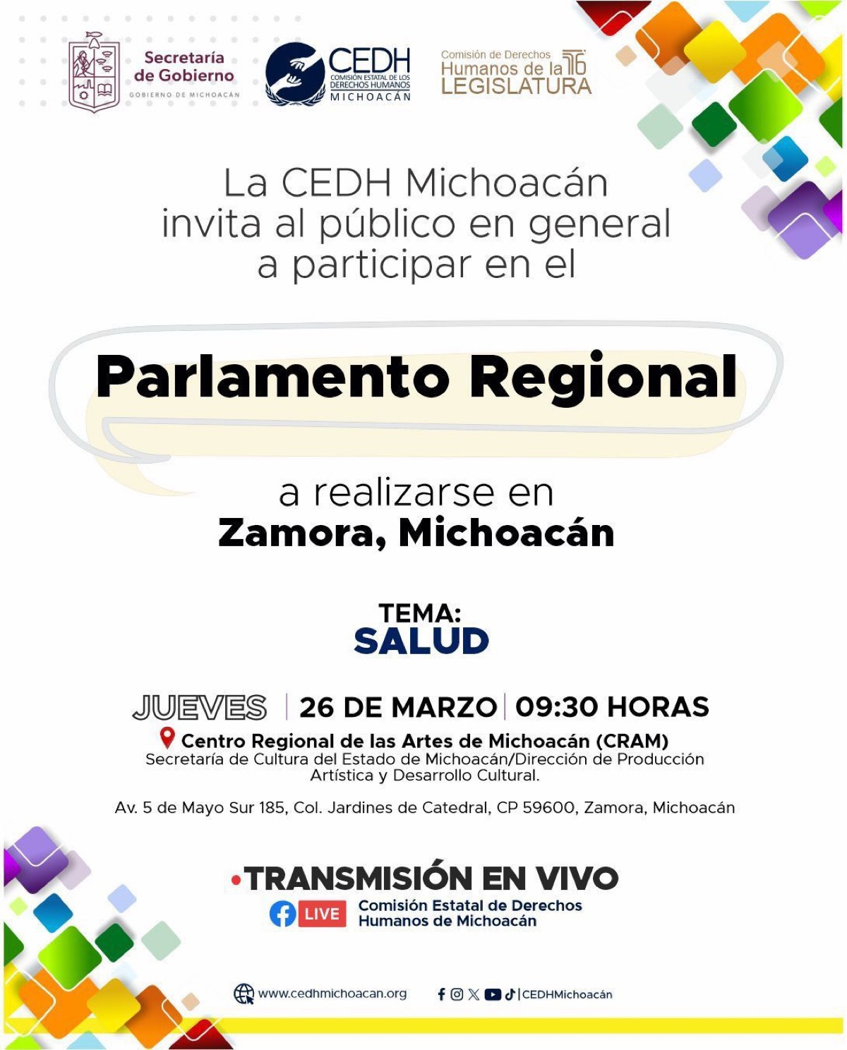  Parlamento Regional en Zamora