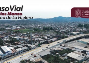 Paso vial Carlos Manzo en Uruapan listo para inauguración