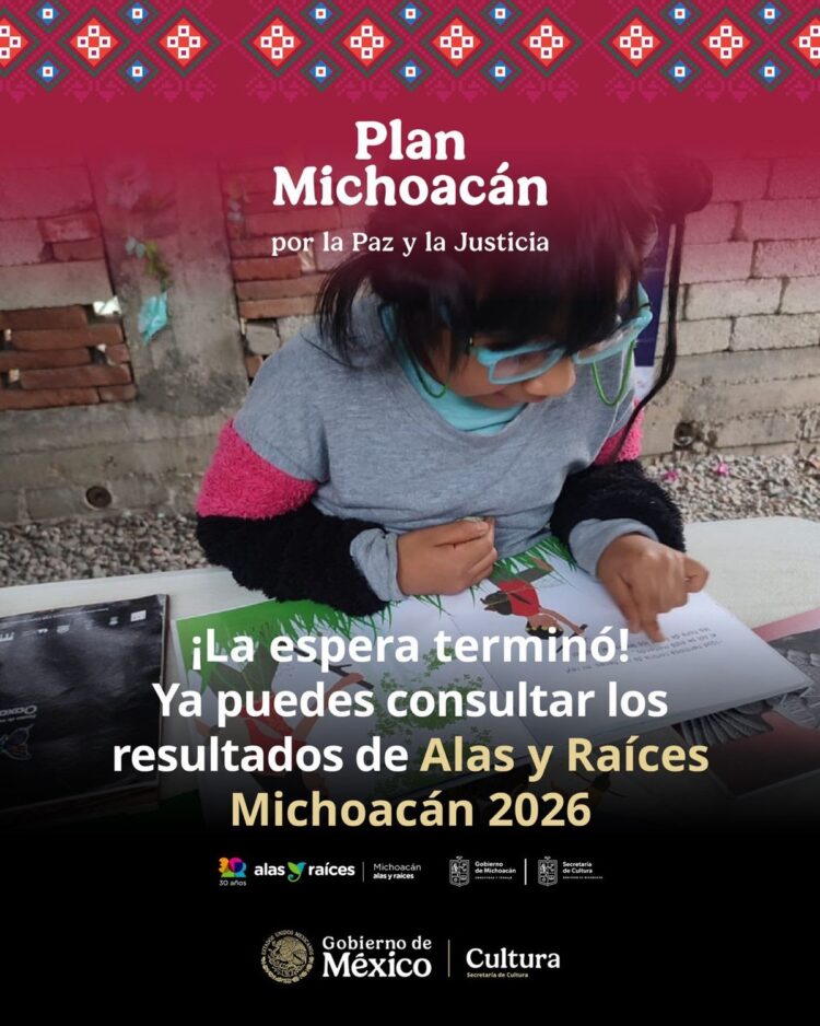 Alas y Raíces 2026 Michoacán talleres culturales para niños
