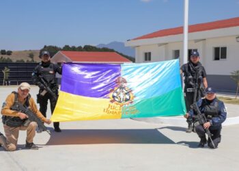 Cuartel en Charapan con Guardia Civil en operación en la Meseta Purépecha