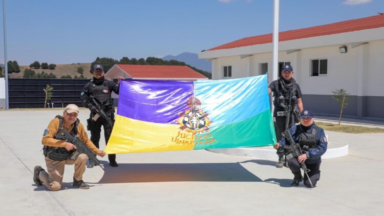 Cuartel en Charapan con Guardia Civil en operación en la Meseta Purépecha
