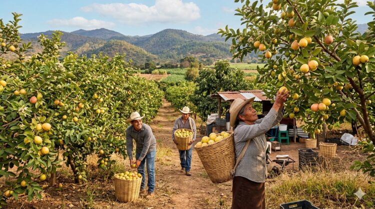 Sello de calidad en guayaba de Michoacán que aumenta su valor en el mercado local y nacional.