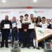 Estudiantes del Cecytem muestran sus proyectos de robótica en una ceremonia previa a la competencia internacional en EE.UU.