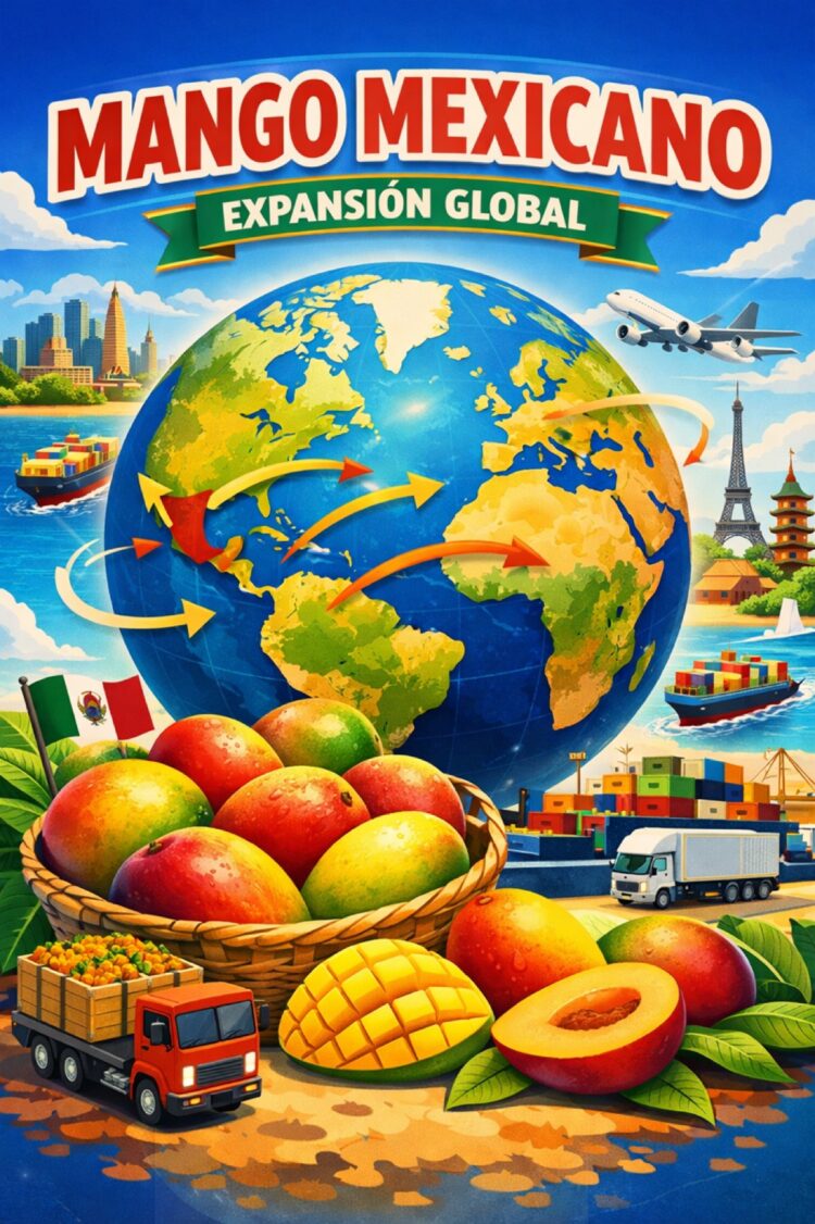 Amplia variedad de mangos mexicanos en un mundo en crecimiento, destacando su exportación y los retos que enfrentan en mercad.