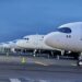 Aviones alineados en la pista del aeropuerto de Morelia, listos para vuelos nacionales e internacionales.