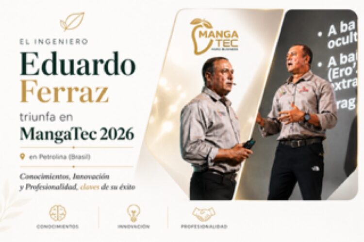 Ferraz en MangaTec 2026, destacando su liderazgo y participación en el evento tecnológico en Petroleo, Jalisco.