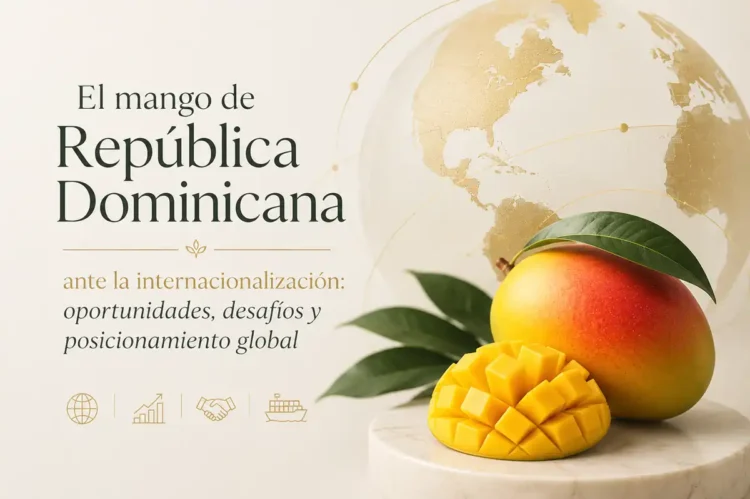 Mango de República Dominicana, fruta tropical, en contexto de internacionalización, oportunidades y desafíos en el mercado gl.