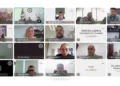 Reunión virtual de la Fiscalía General del Estado de Michoacán con funcionarios y expertos en protección infantil.