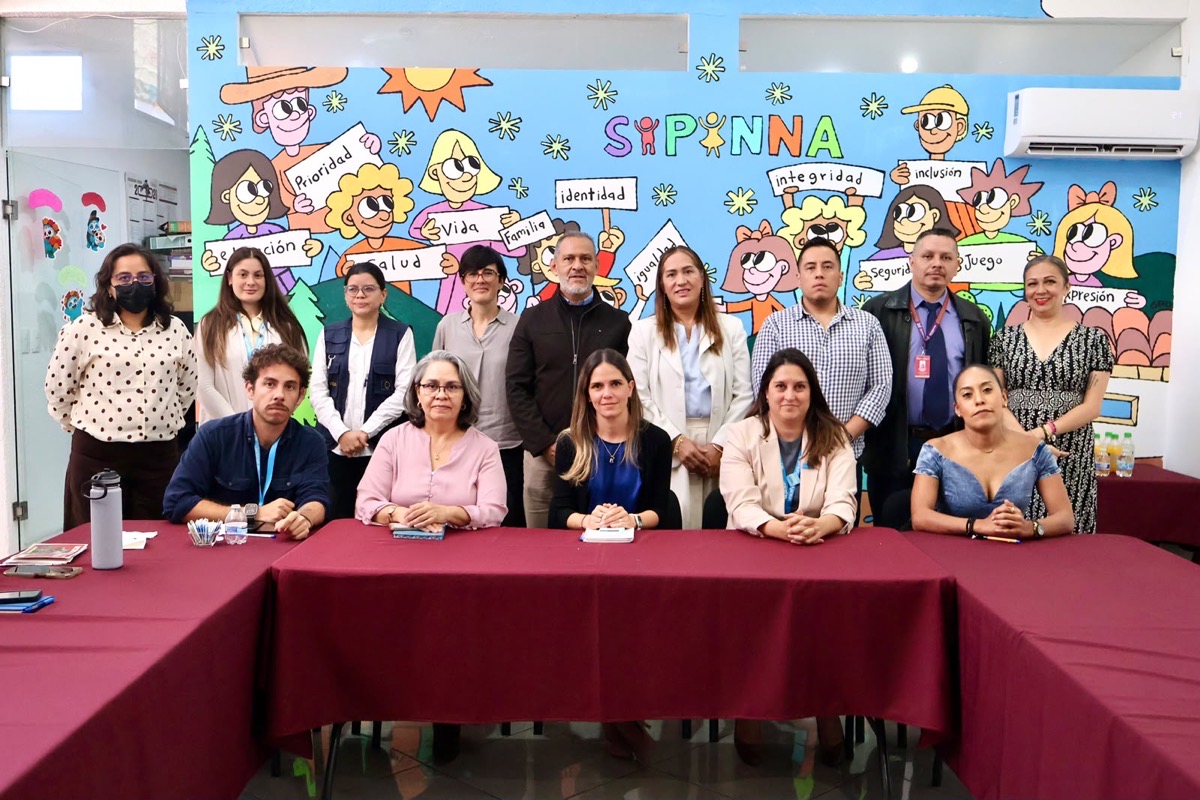 Reunión interinstitucional de la FGE Michoacán con UNICEF y SIPINNA sobre derechos de la niñez